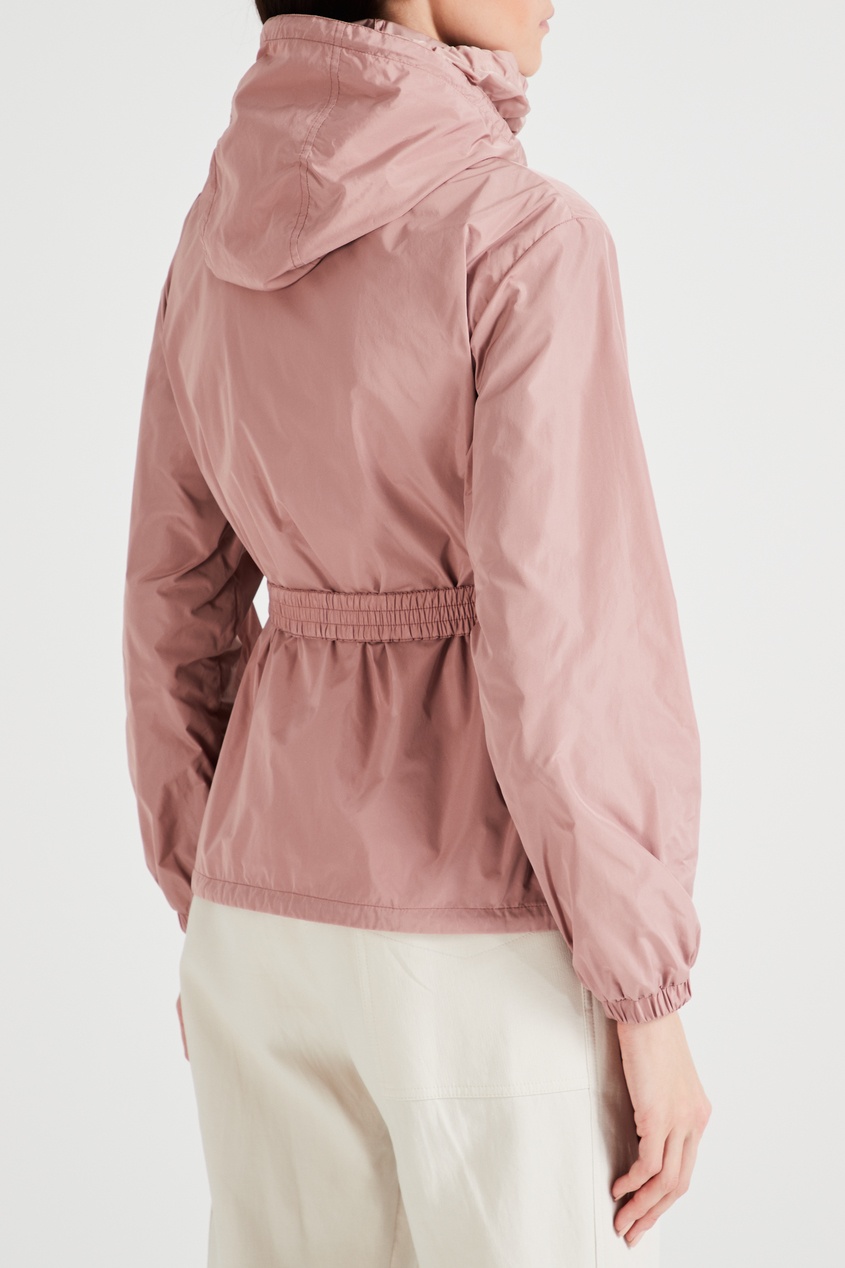фото Пудрово-розовая куртка с капюшоном moncler