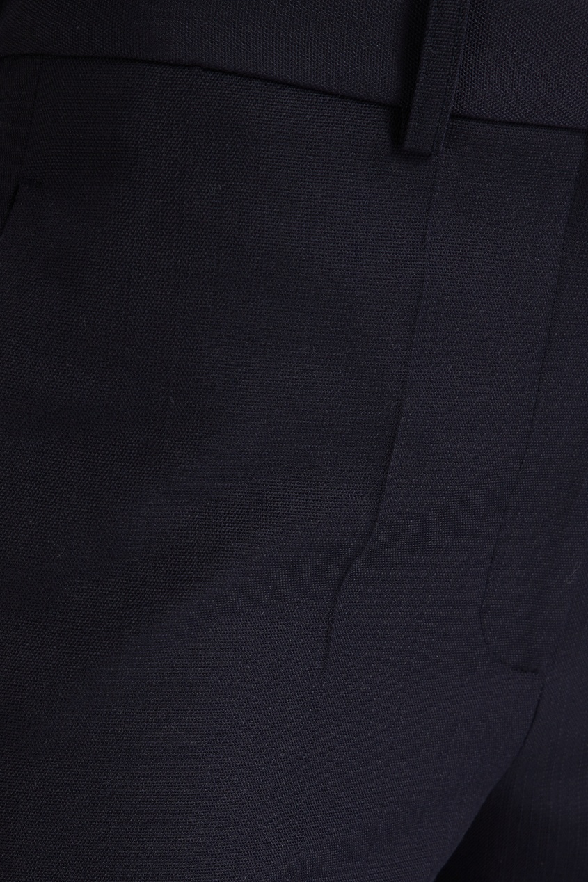 фото Темно-синие брюки клеш victoria beckham