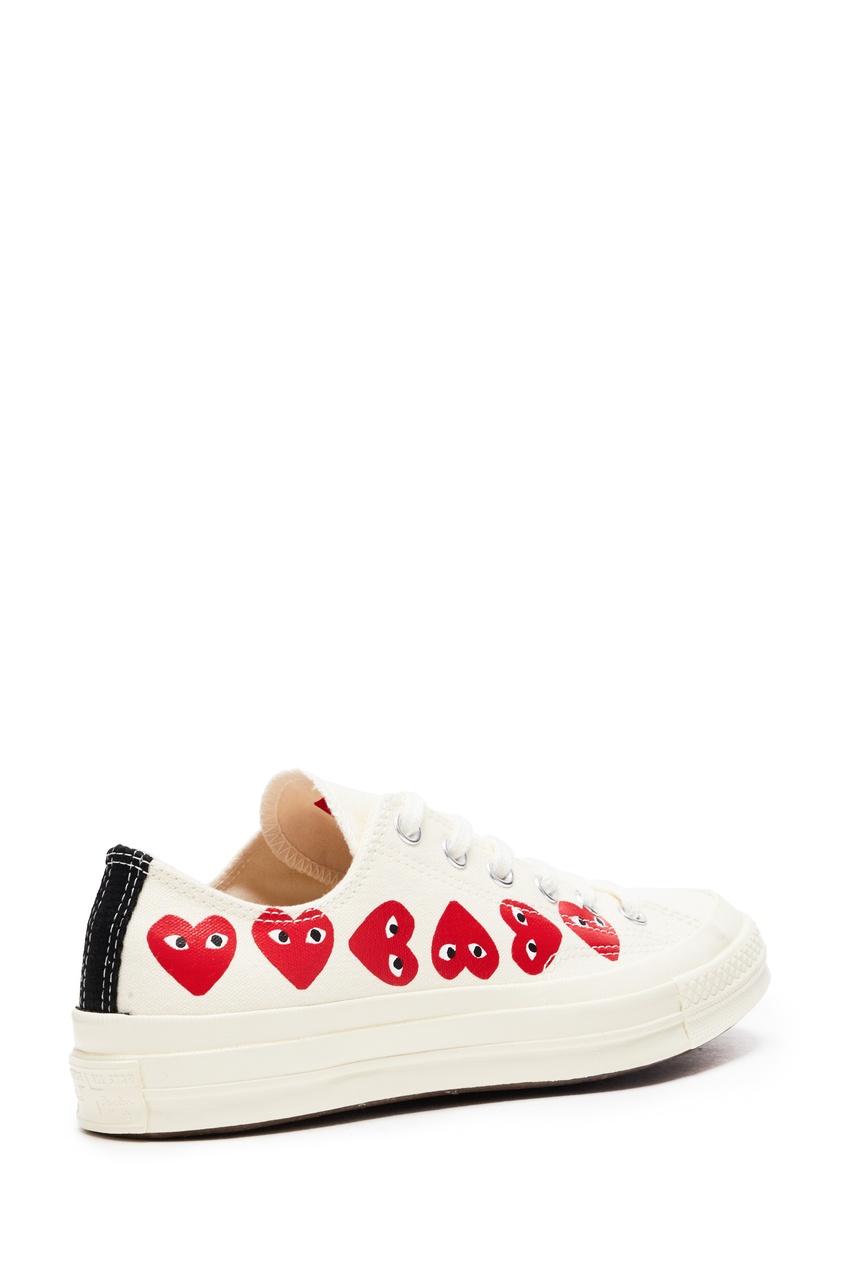 фото Кеды chuck 70 с сердцами comme des garçons play x converse