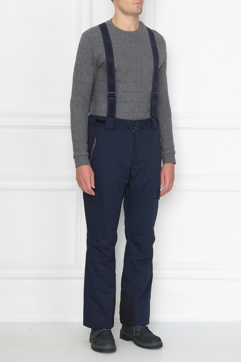 фото Синие горнолыжные брюки с карманами bosco