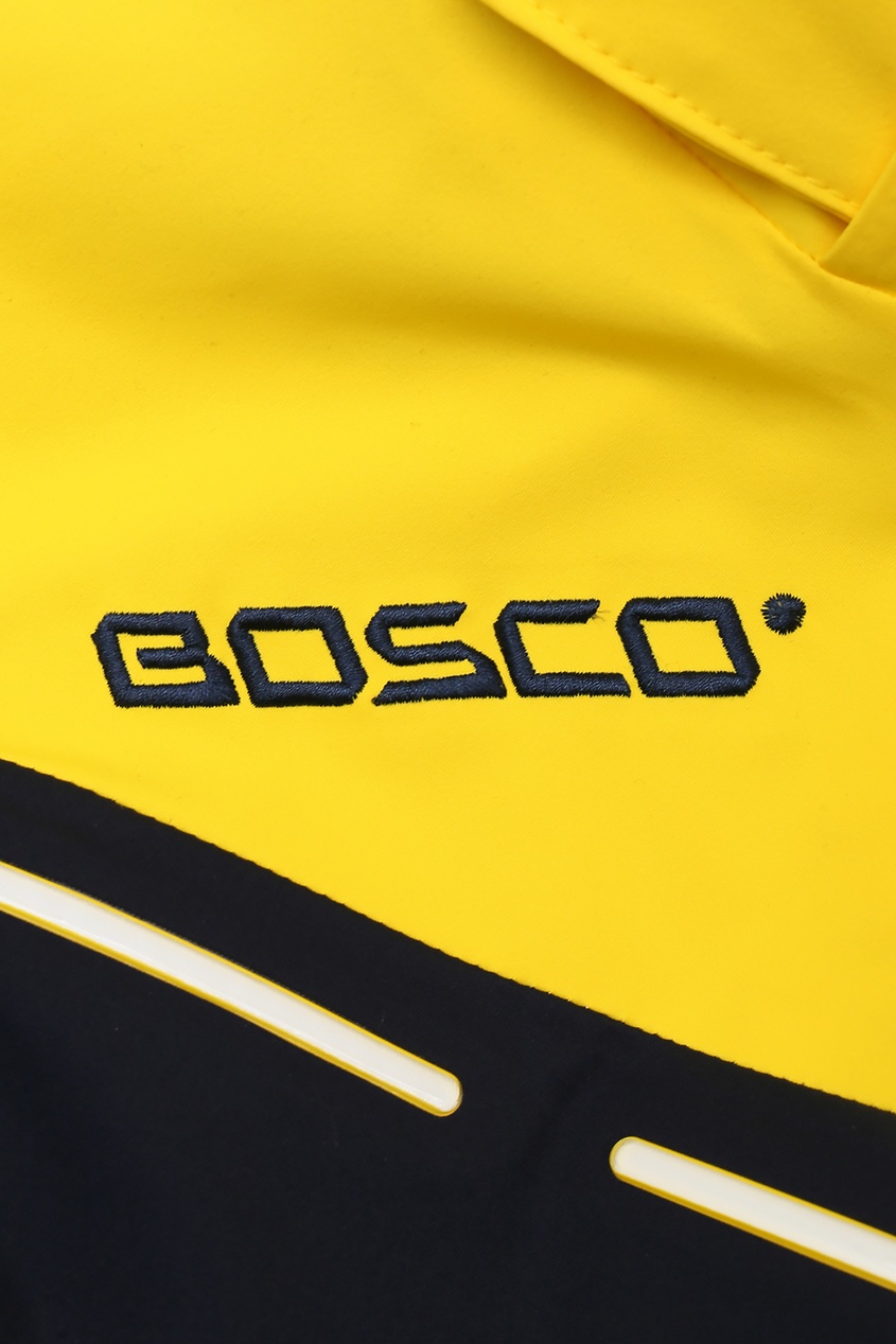 фото Сине-желтая куртка с капюшоном bosco
