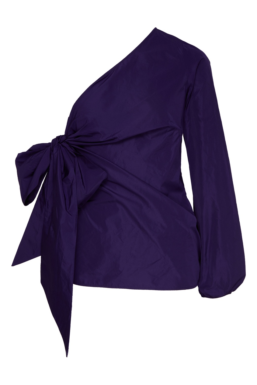 фото Фиолетовая блуза на одно плечо no.21