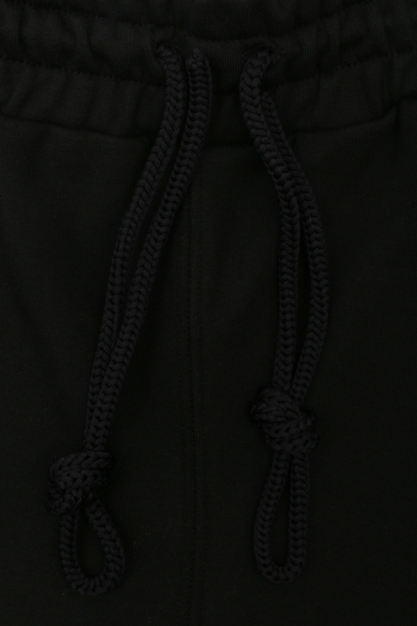 фото Хлопковые брюки черного цвета ermanno scervino