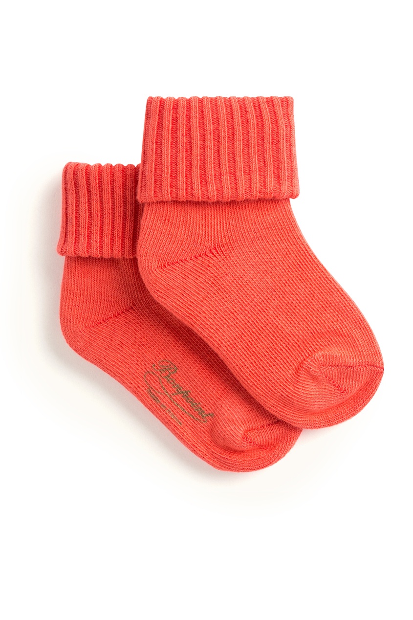 фото Красные носки с логотипом bonpoint