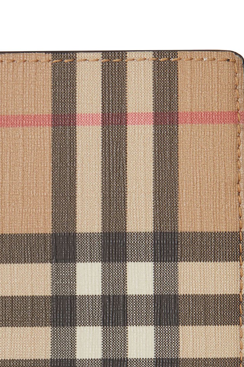 фото Складной кошелек в клетку vintage check burberry