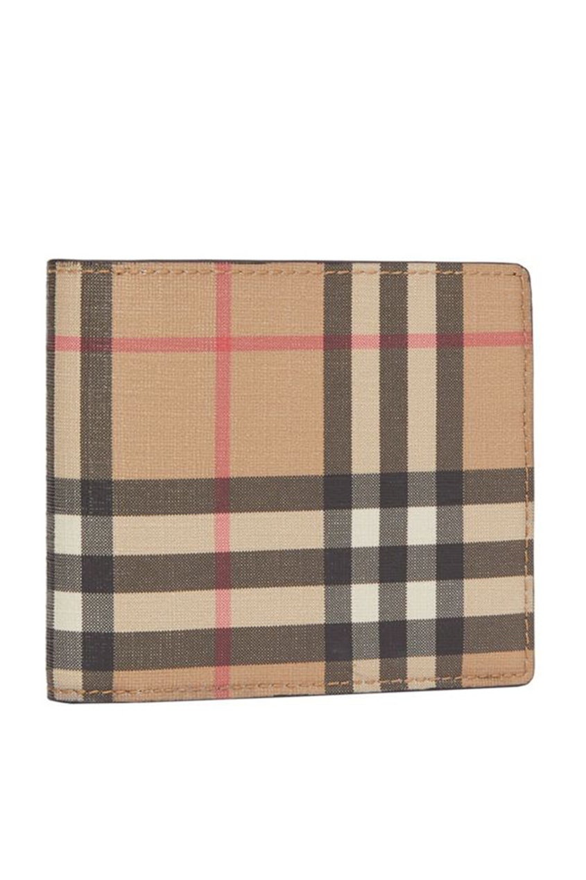 фото Складной кошелек в клетку vintage check burberry