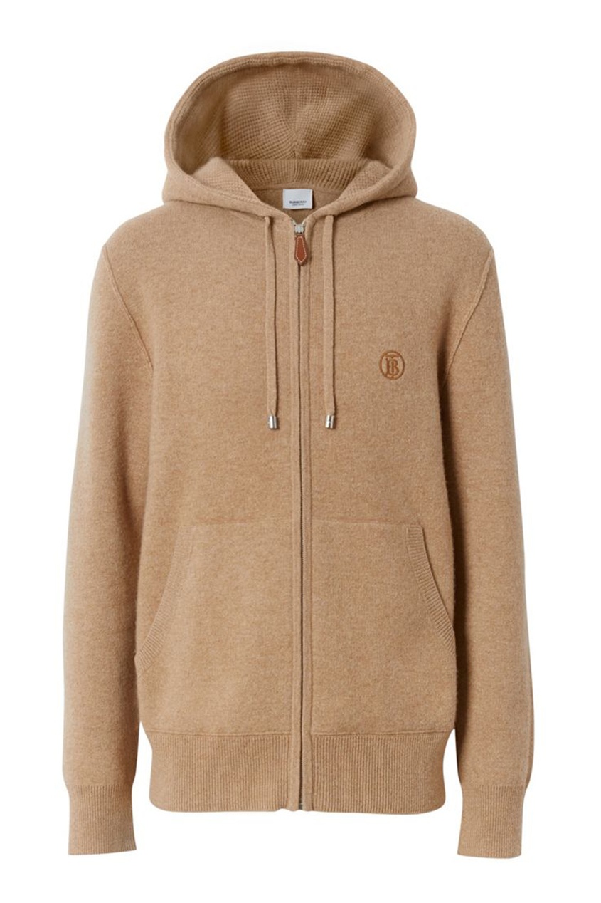 

Бежевое худи из кашемира, Коричневый, Бежевое худи из кашемира