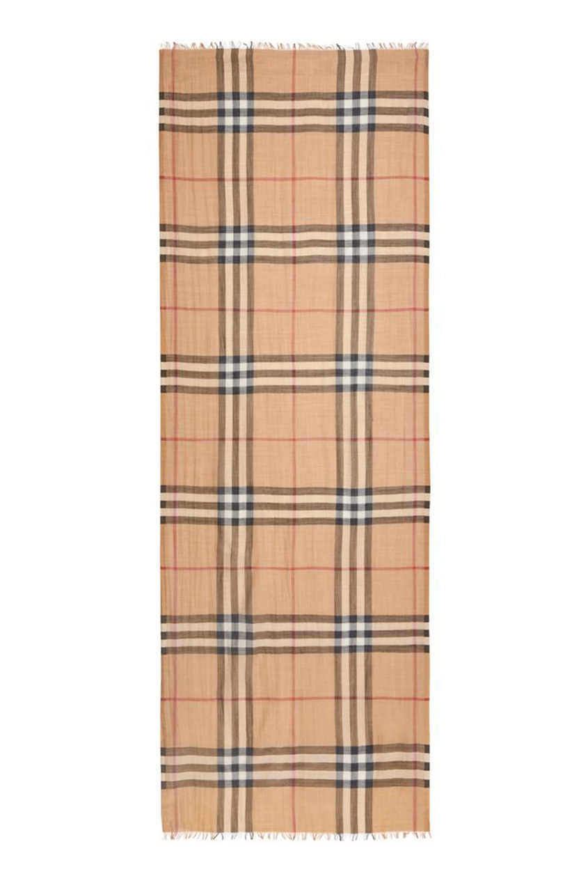 фото Легкий шарф в клетку vintage check burberry