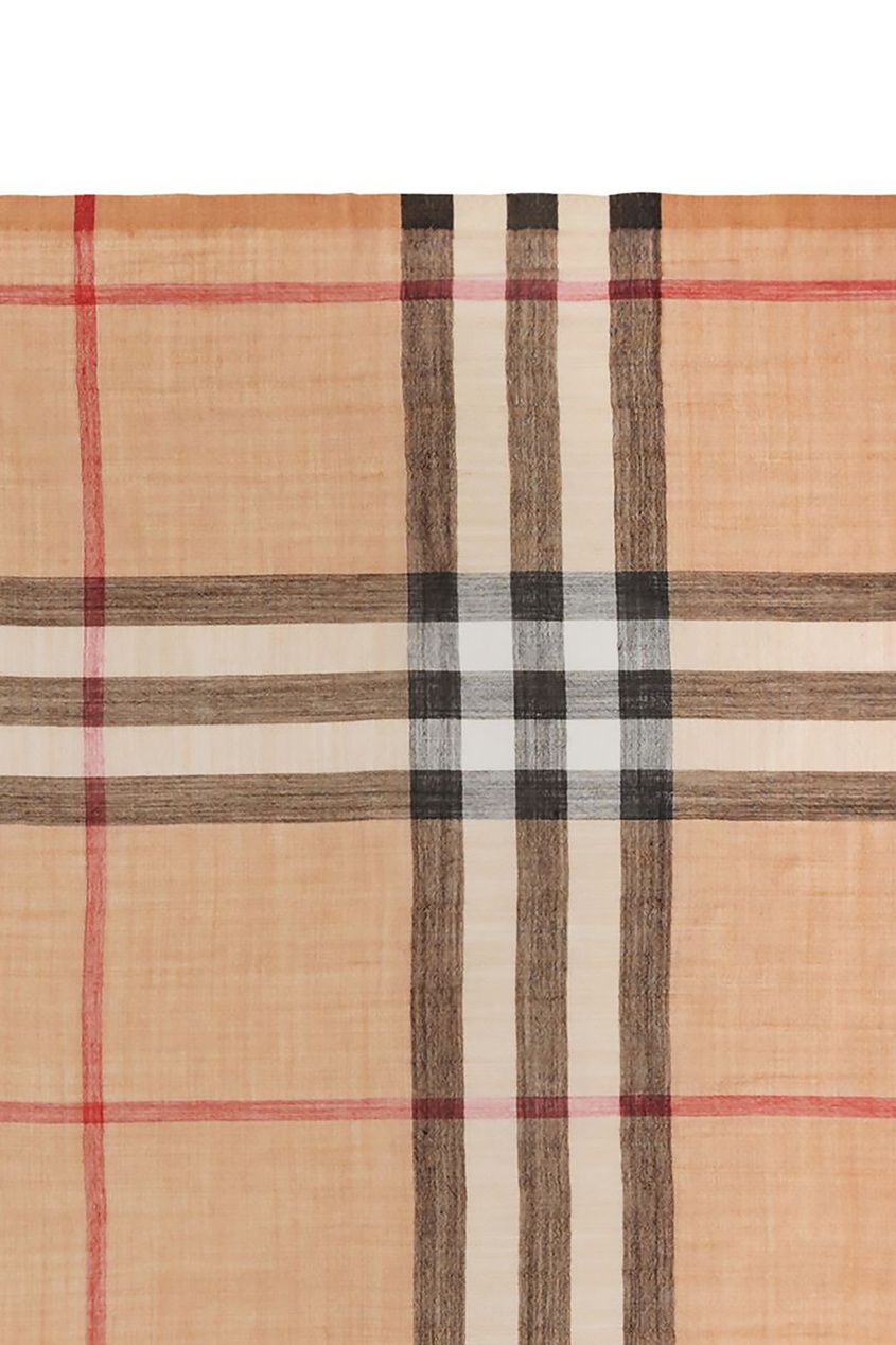 фото Легкий шарф в клетку vintage check burberry