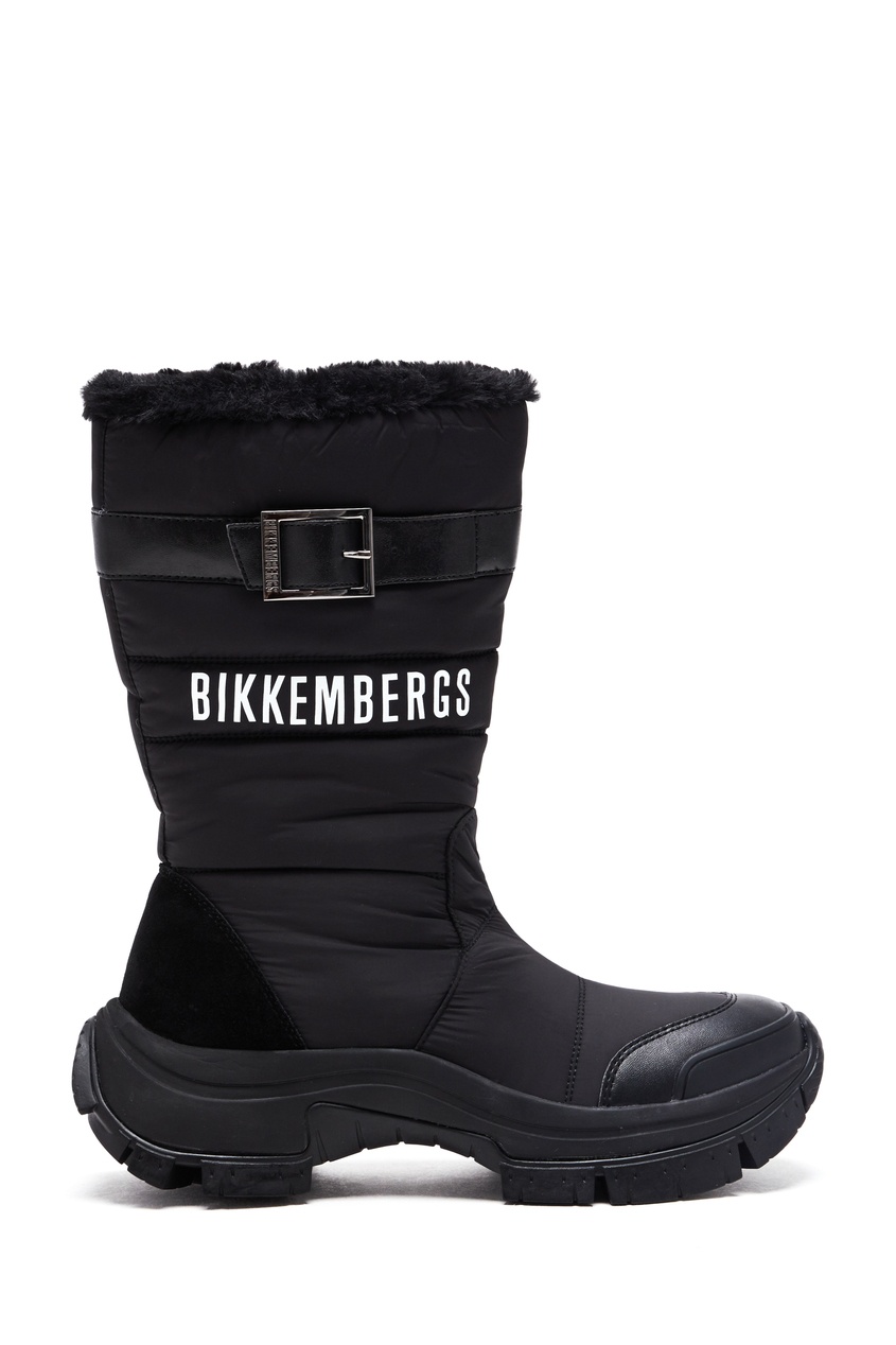 фото Черные дутые сапоги bikkembergs