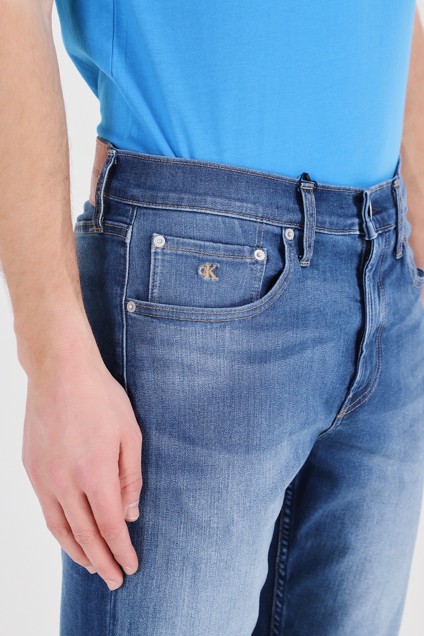 фото Синие джинсовые шорты calvin klein