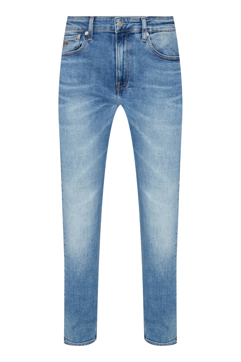 фото Голубые джинсы из плотного денима calvin klein