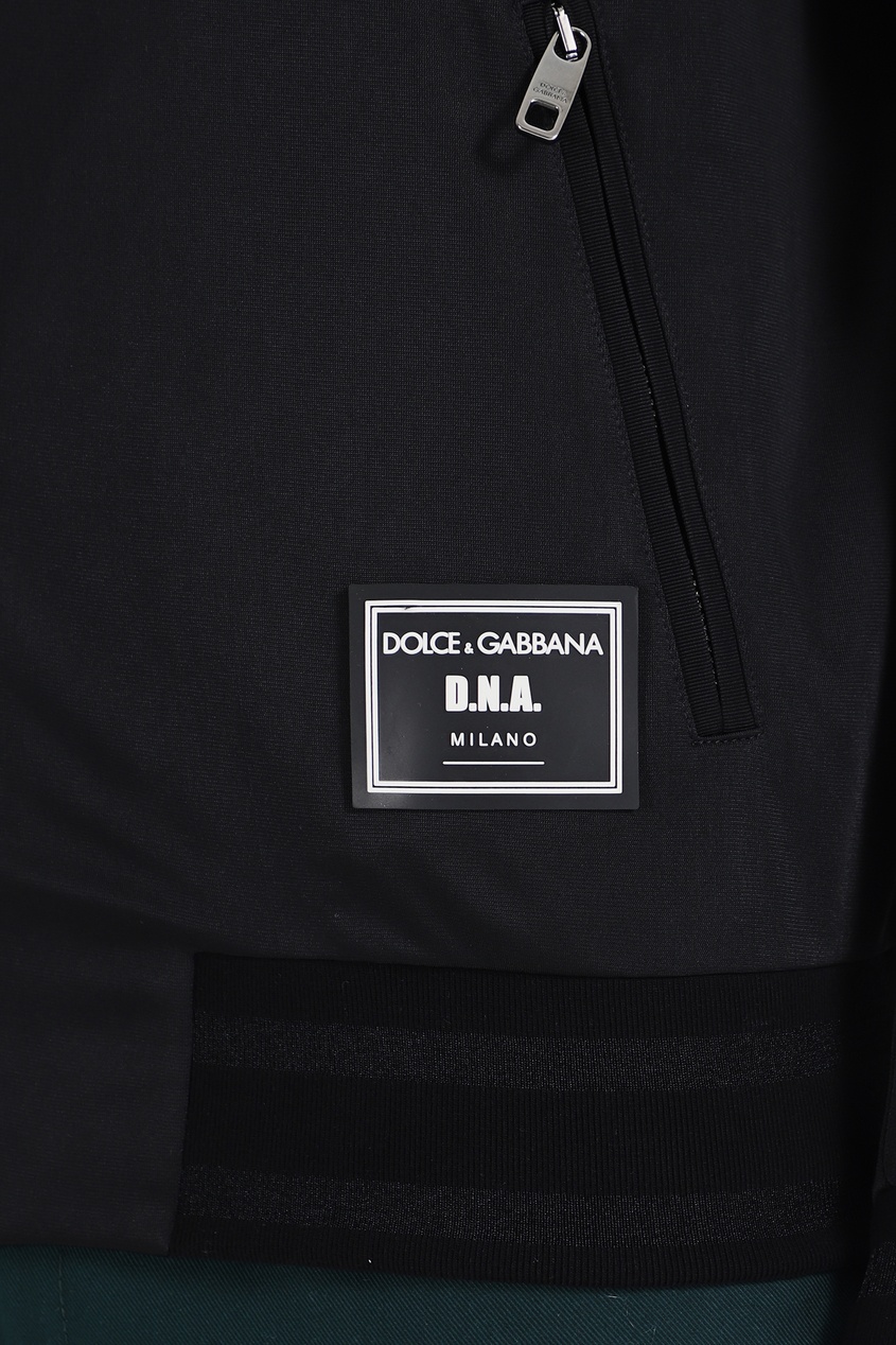 фото Спортивная куртка черного цвета dolce&gabbana
