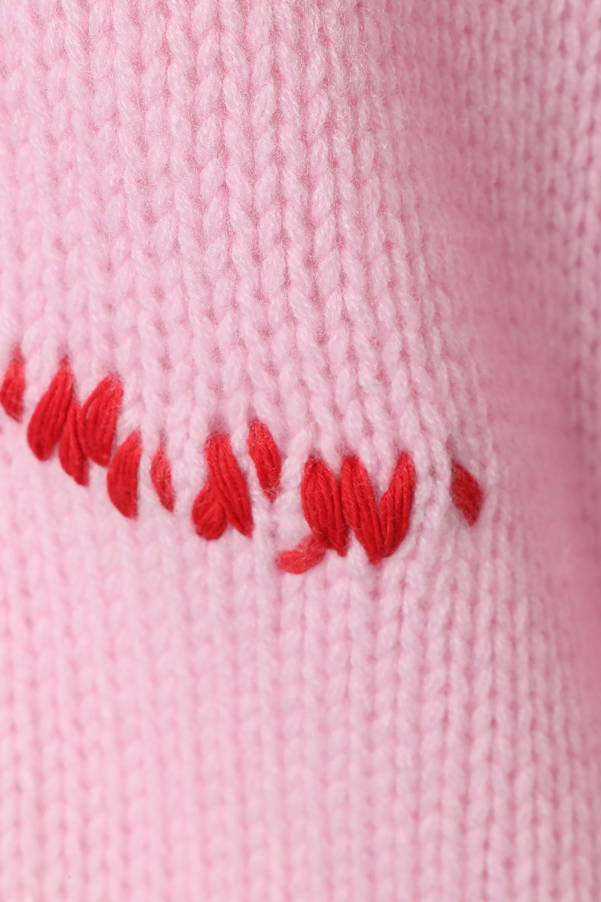 фото Розовый кашемировый свитер ermanno scervino