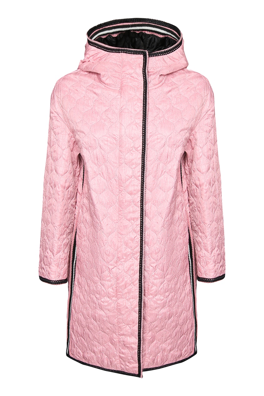 фото Розовое стеганое пальто ermanno scervino