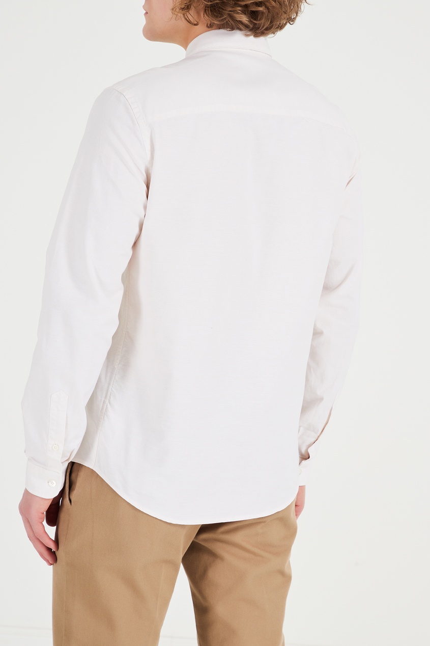 фото Белая рубашка с длинными рукавами ami paris