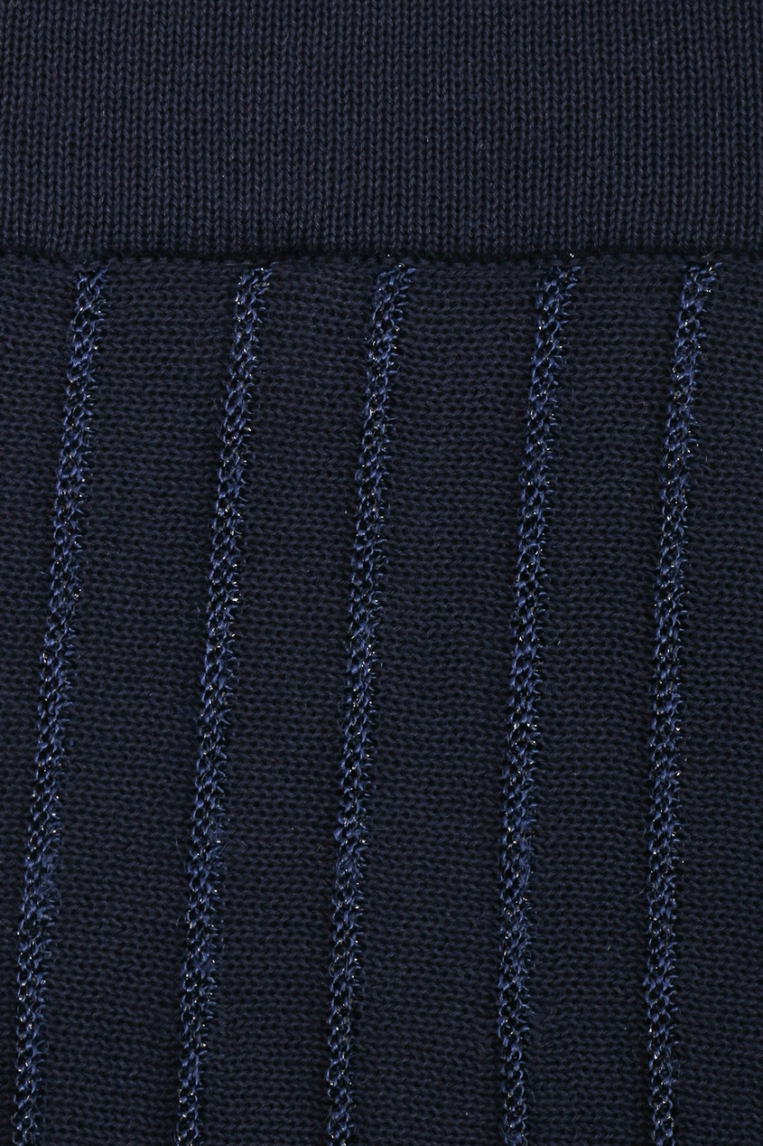 фото Темно-синяя трикотажная юбка marina rinaldi