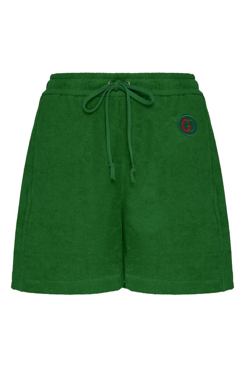 фото Зеленые шорты gucci