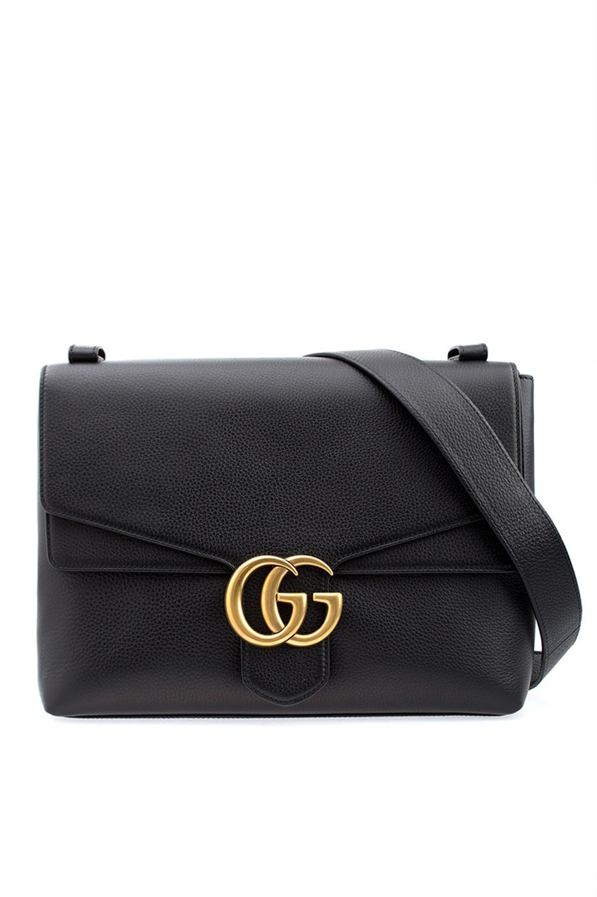 фото Кожаная сумка gg marmont gucci