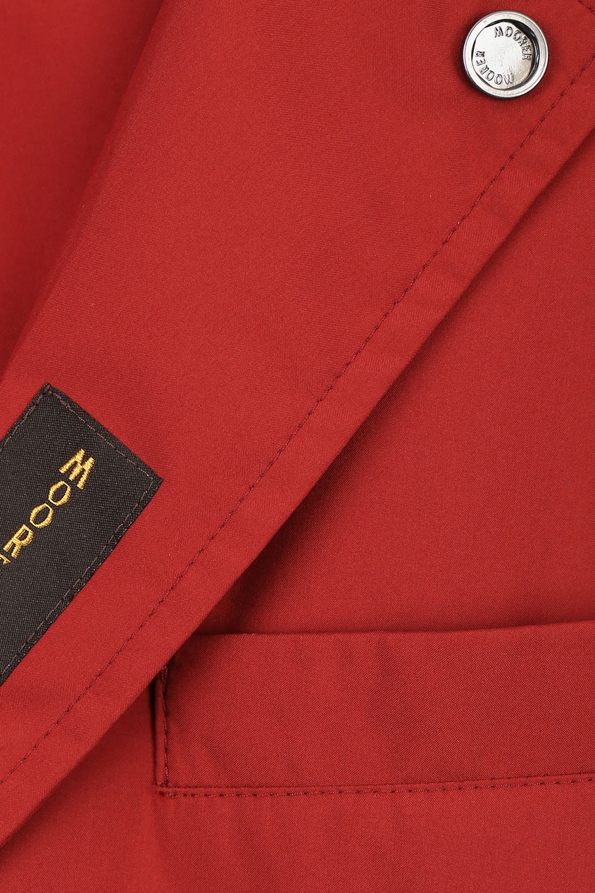 фото Удлиненная красная куртка moorer