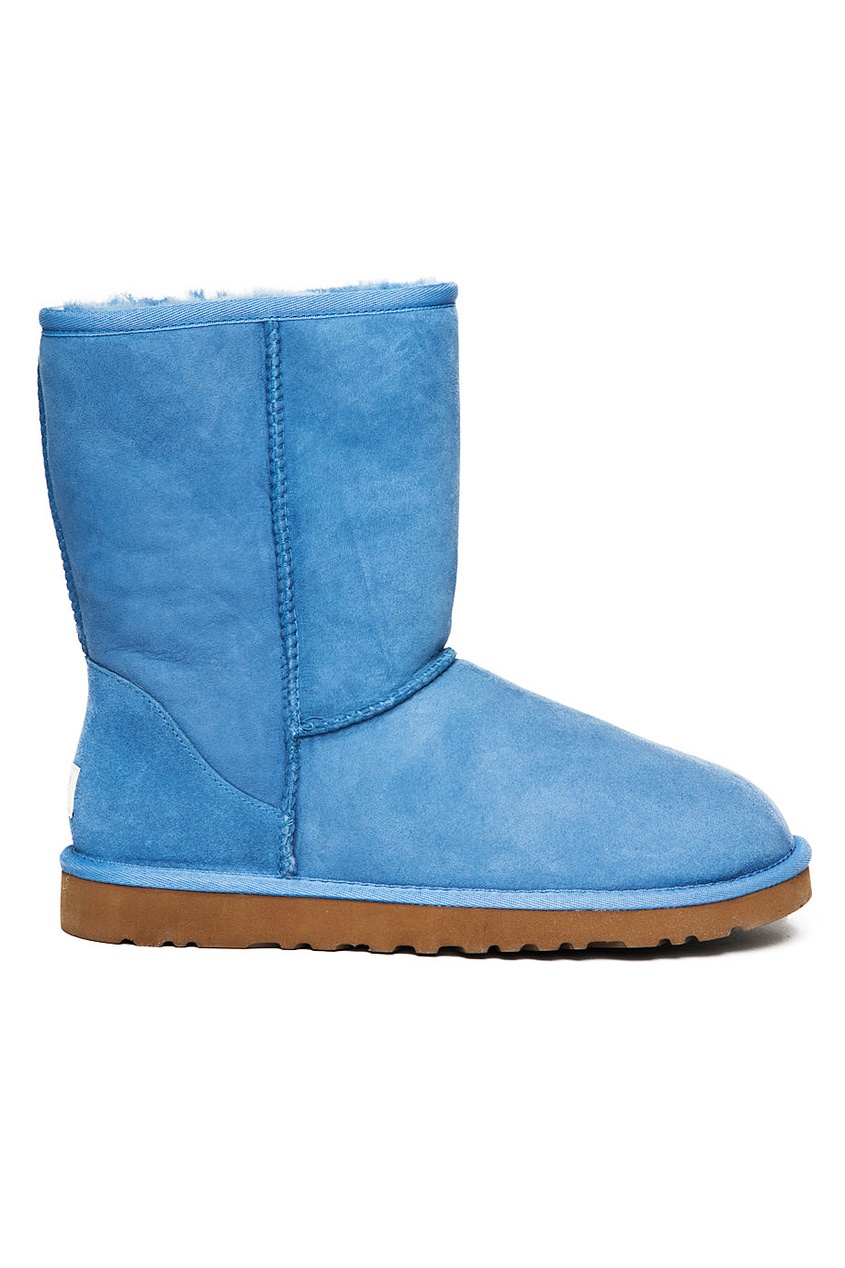 

Замшевые сапоги UGG Classic Short, Синий, Замшевые сапоги UGG Classic Short