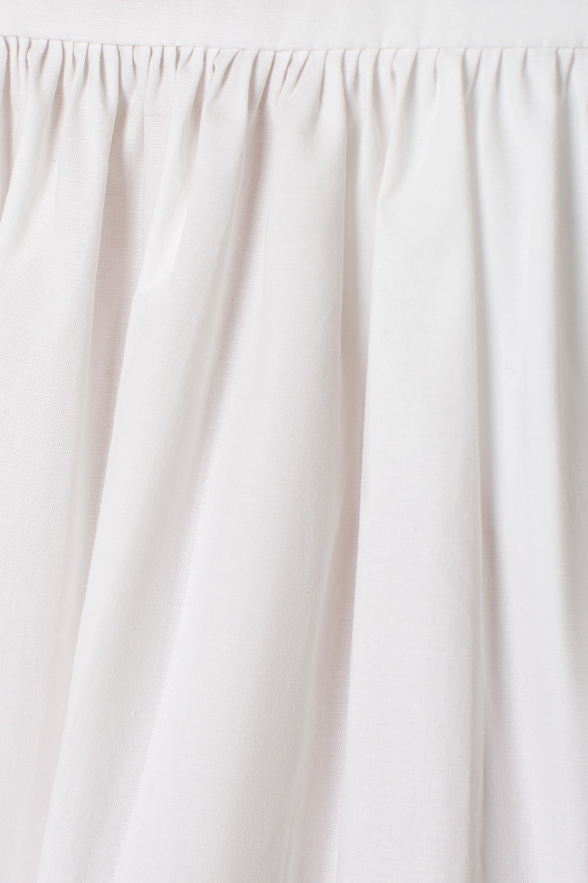 фото Белая миди-юбка с широкой кокеткой terekhov girl