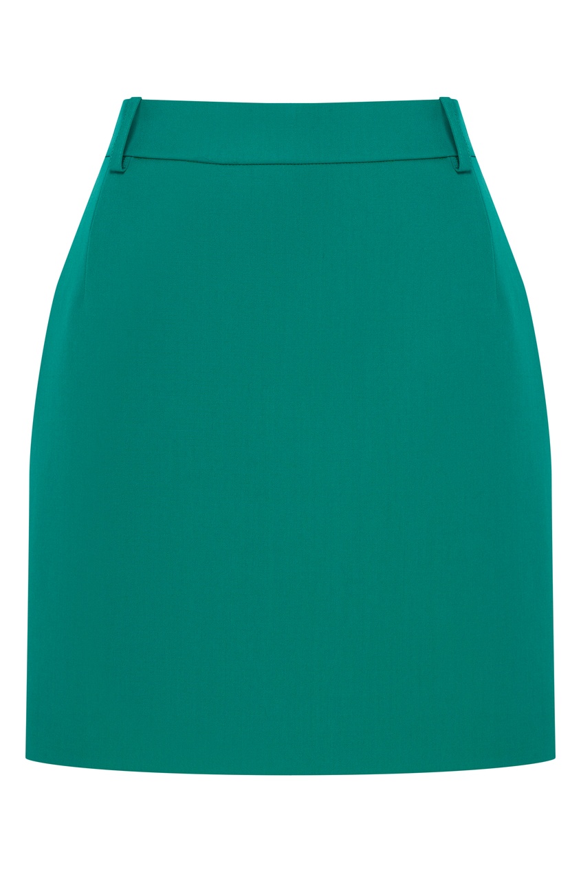 фото Зеленая мини-юбка fitted balenciaga