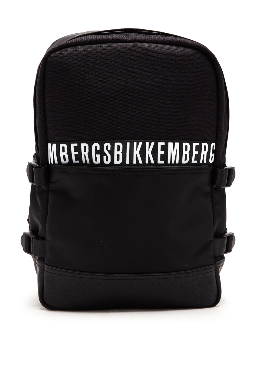 фото Черный мужской рюкзак bikkembergs