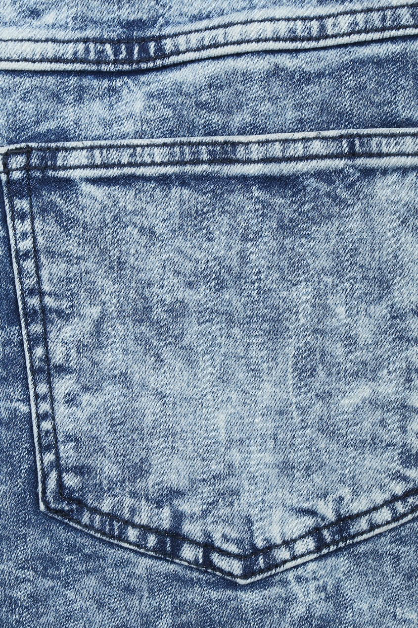 фото Синие джинсы со стразами marina rinaldi
