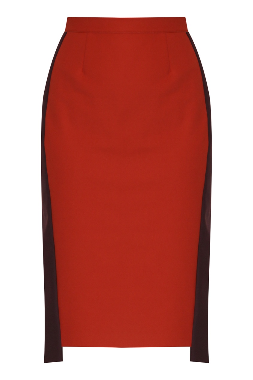 фото Красная юбка-карандаш marina rinaldi