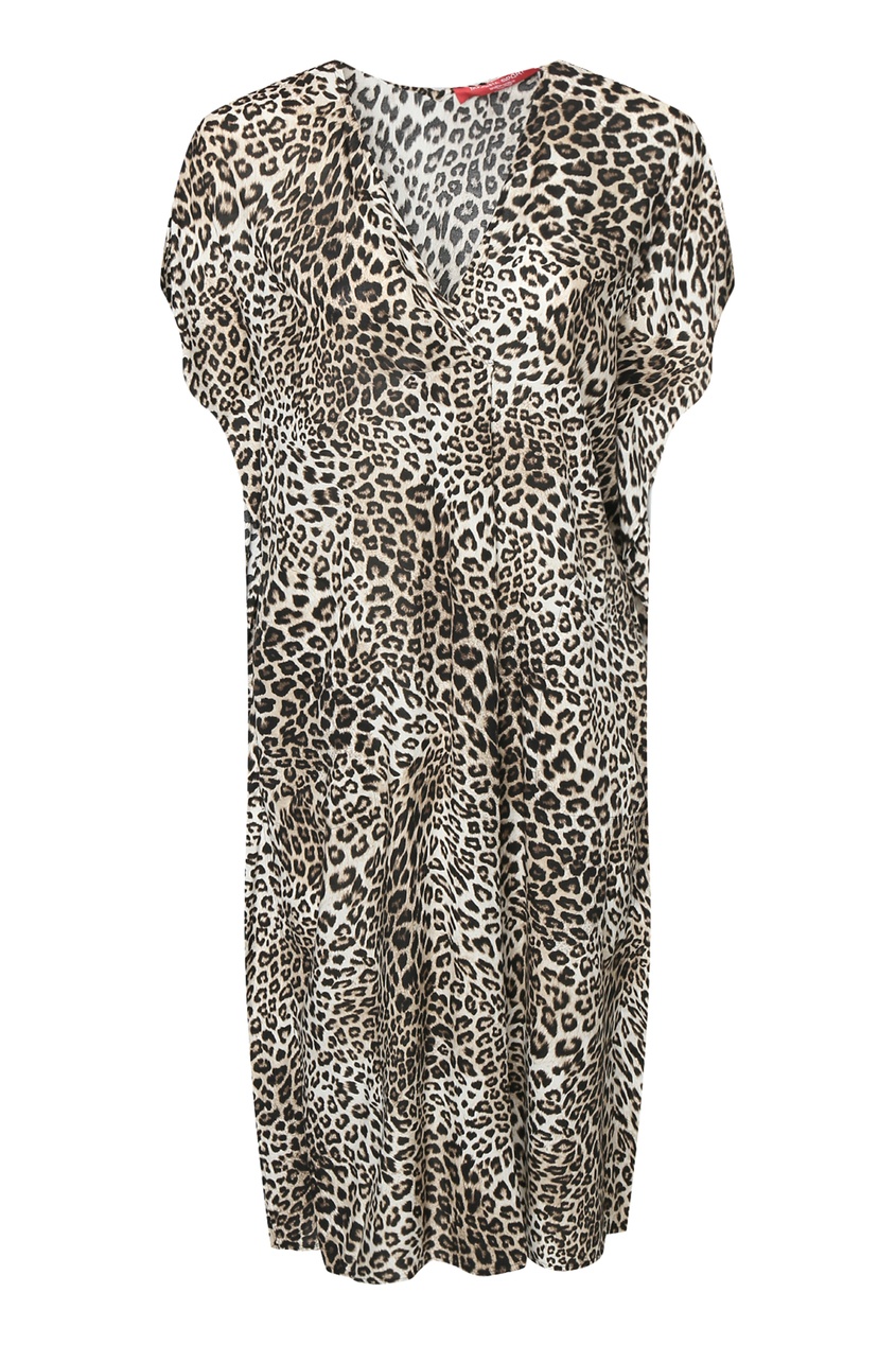 фото Леопардовое платье из вискозы marina rinaldi