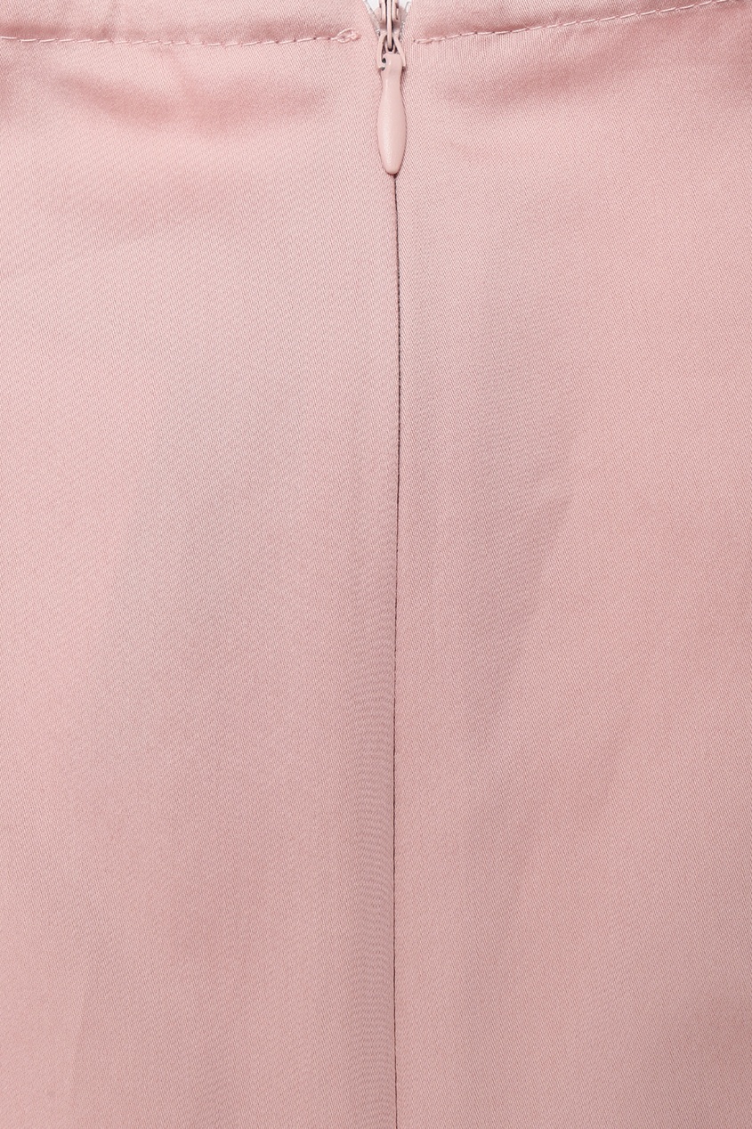 фото Розовое платье без рукавов marina rinaldi
