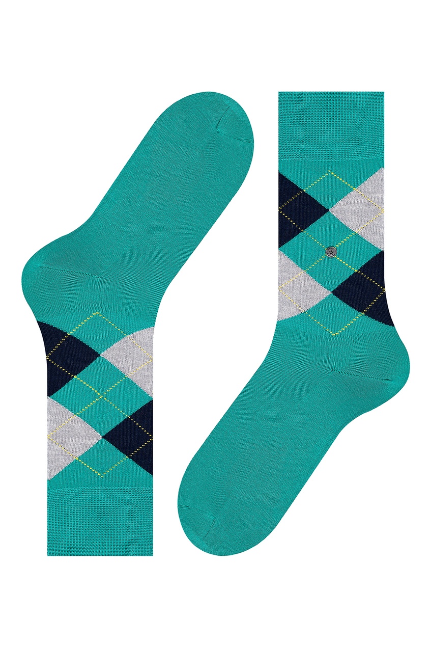 фото Зеленые носки с узорами burlington