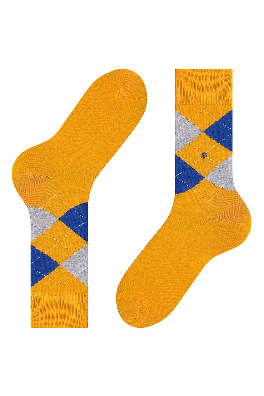 фото Желтые хлопковые носки burlington
