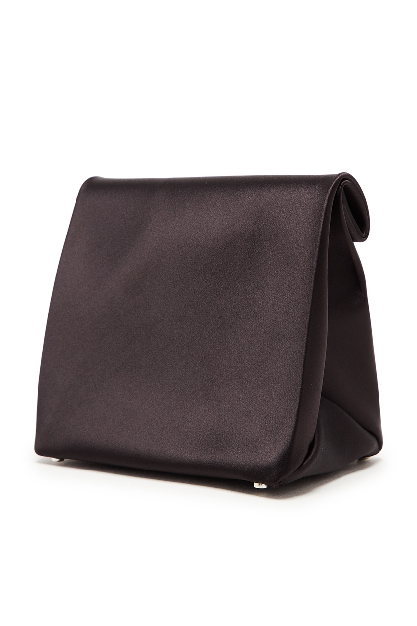 фото Черный клатч satin lunch bag alexander wang.t