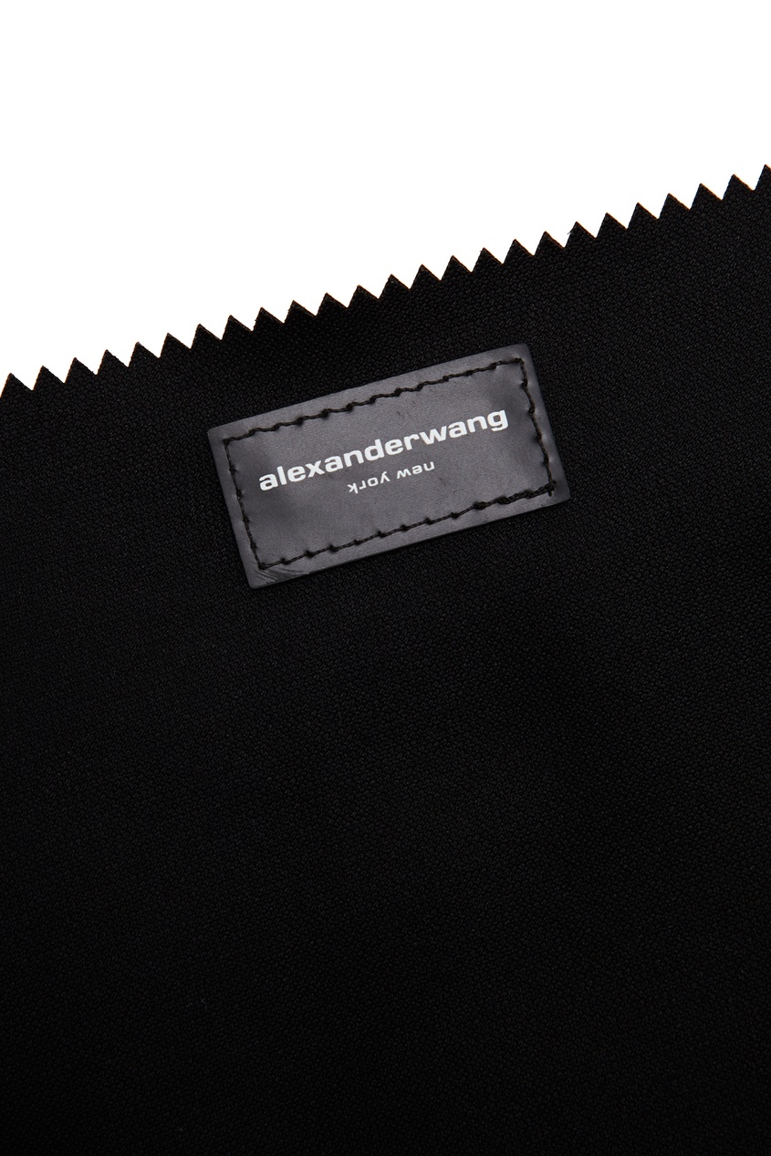 фото Черный клатч satin lunch bag alexander wang.t