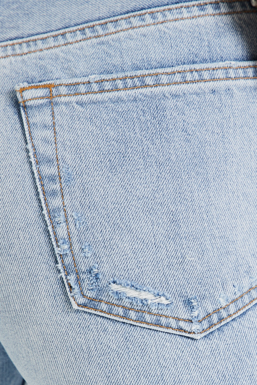 фото Голубые укороченные джинсы 90s re/done