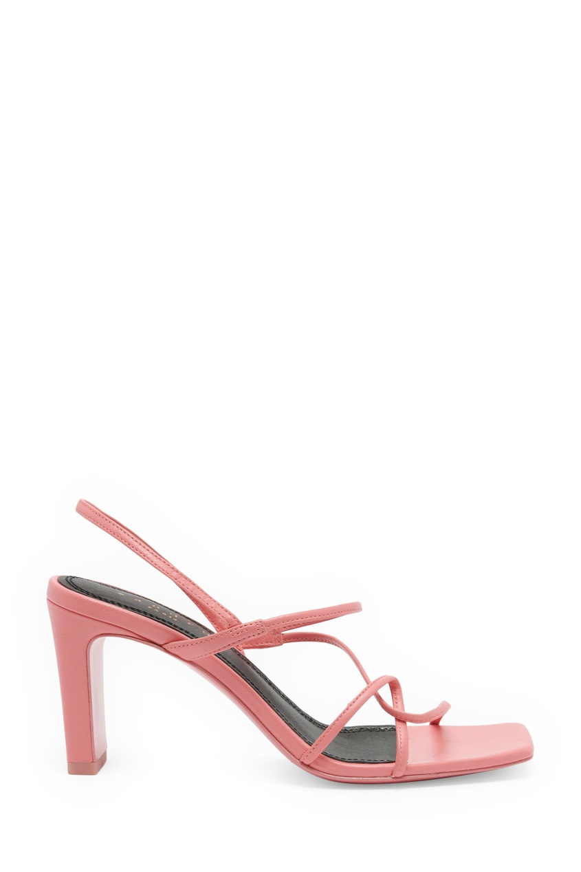 фото Розовые босоножки на каблуке sandro