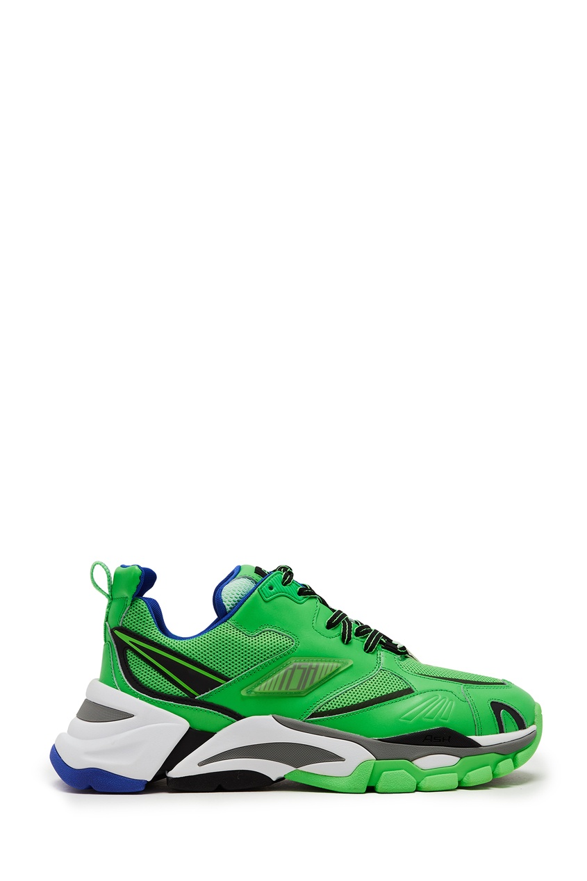 фото Зеленые комбинированные кроссовки ash