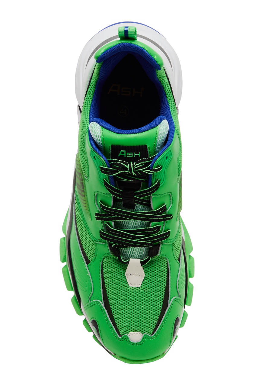 фото Зеленые комбинированные кроссовки ash