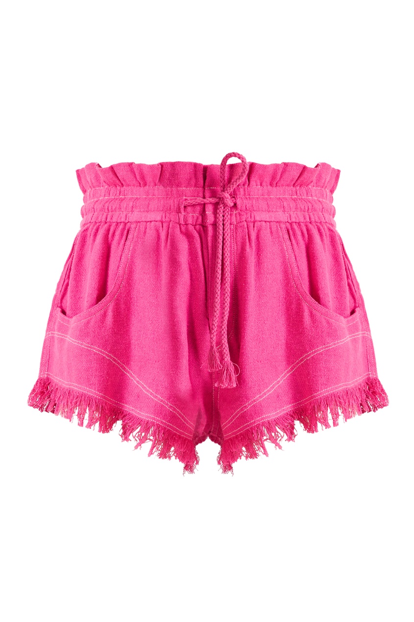 фото Розовые шорты из шелка isabel marant