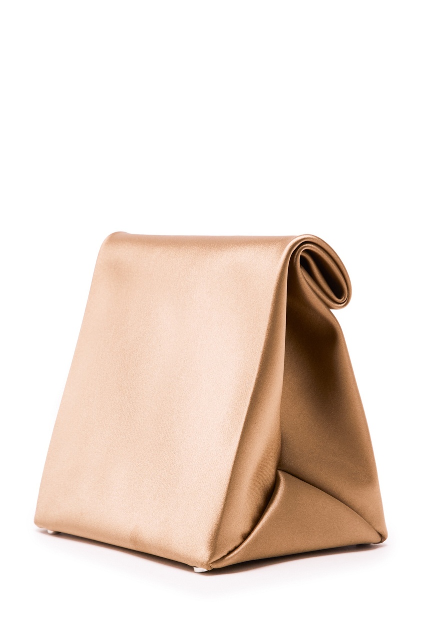 фото Золотистая сумка lunch bag alexander wang.t