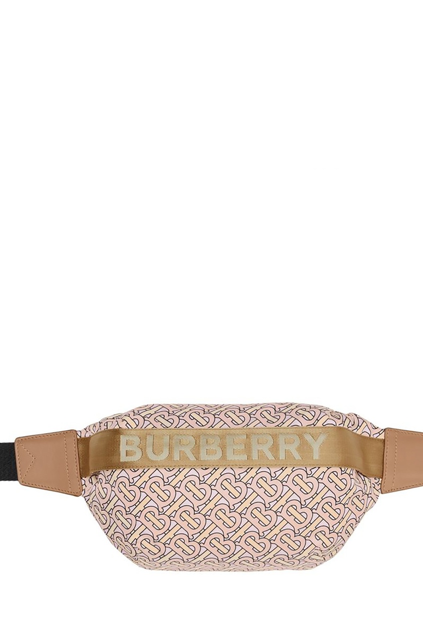 фото Розовая поясная сумка burberry