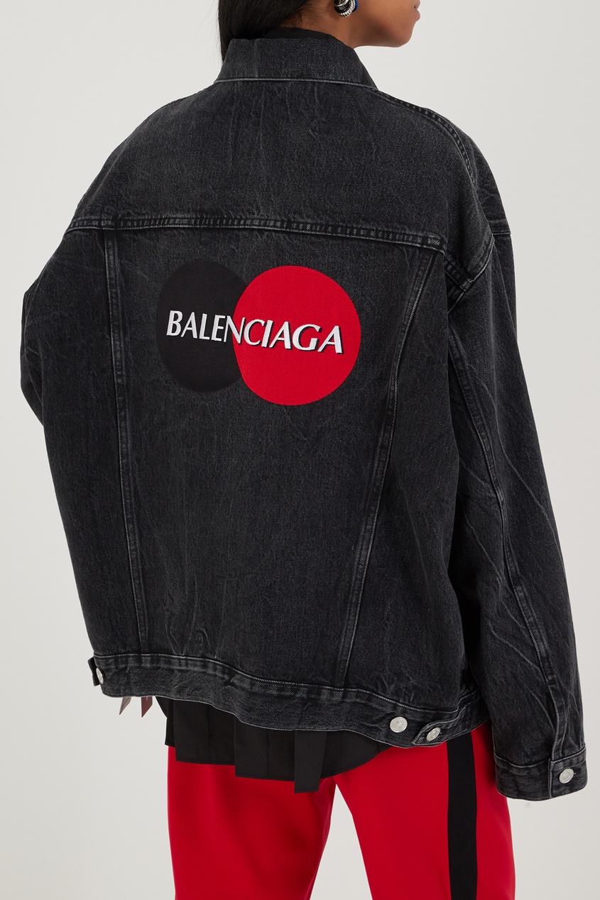 фото Джинсовая куртка uniform balenciaga