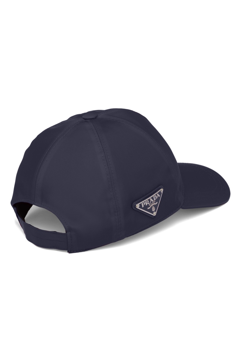 фото Синяя кепка с логотипом prada