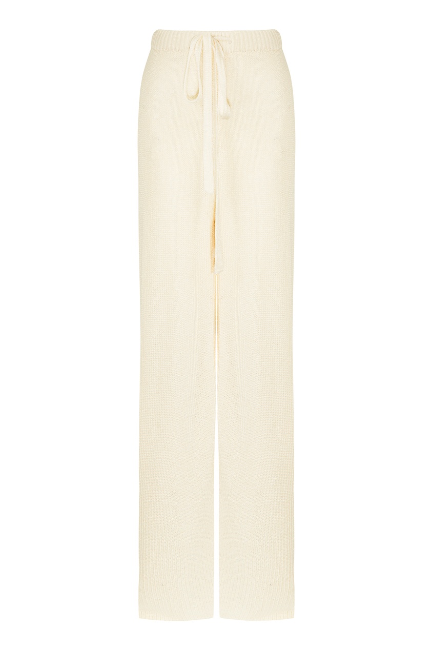 фото Трикотажные брюки из хлопкового микса laroom