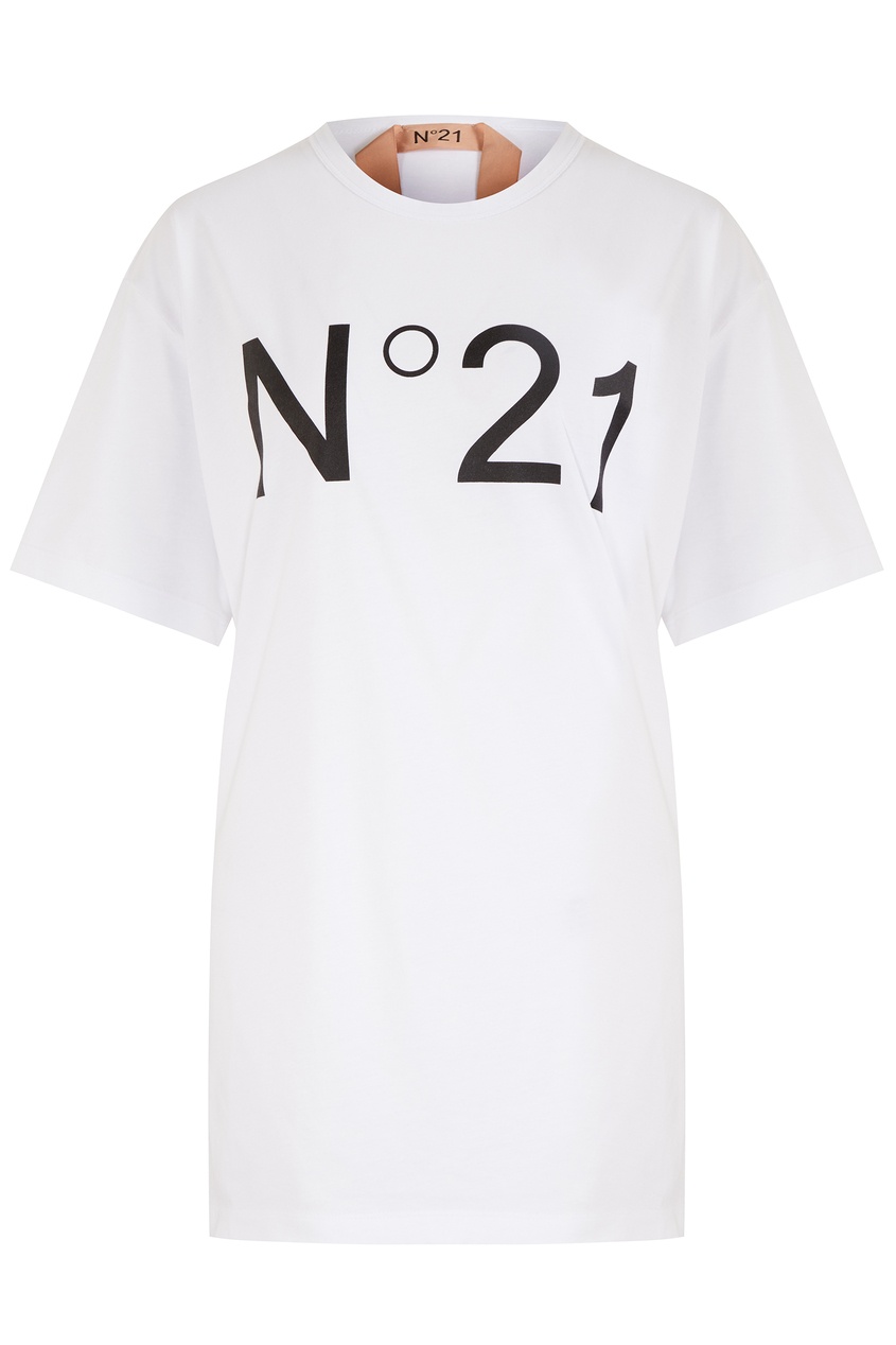 фото Белая футболка с логотипом no.21