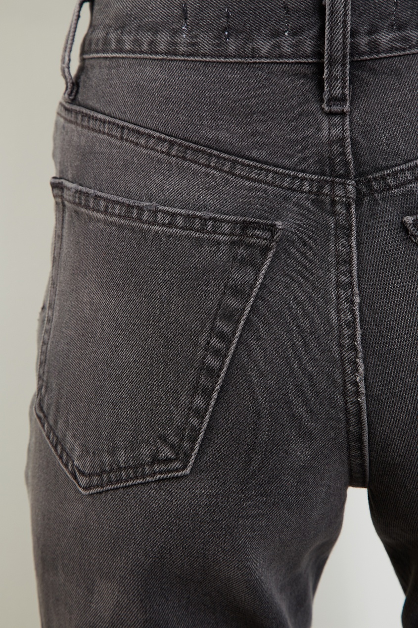 фото Расклешенные джинсы из серого денима re/done