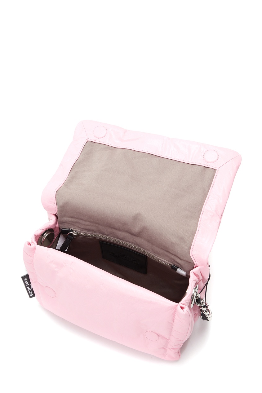 фото Розовая сумка из мягкой кожи pillow marc jacobs (the)
