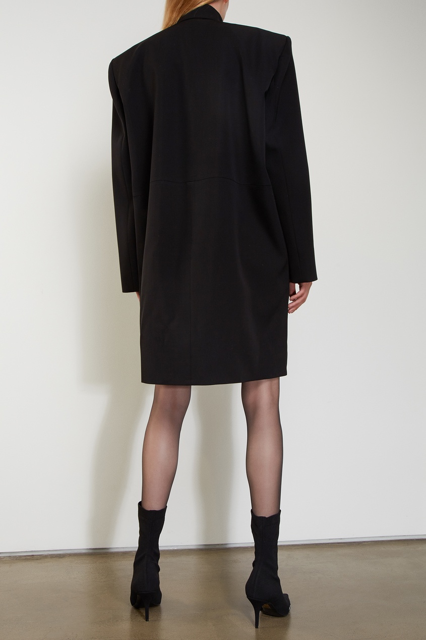 фото Платье пиджак из костюмной шерсти campaign balenciaga